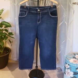 Lane Bryant Stretch Denim Capris